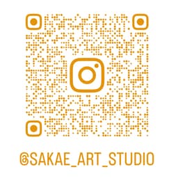QR code linking to the SAKAE ART Instagram